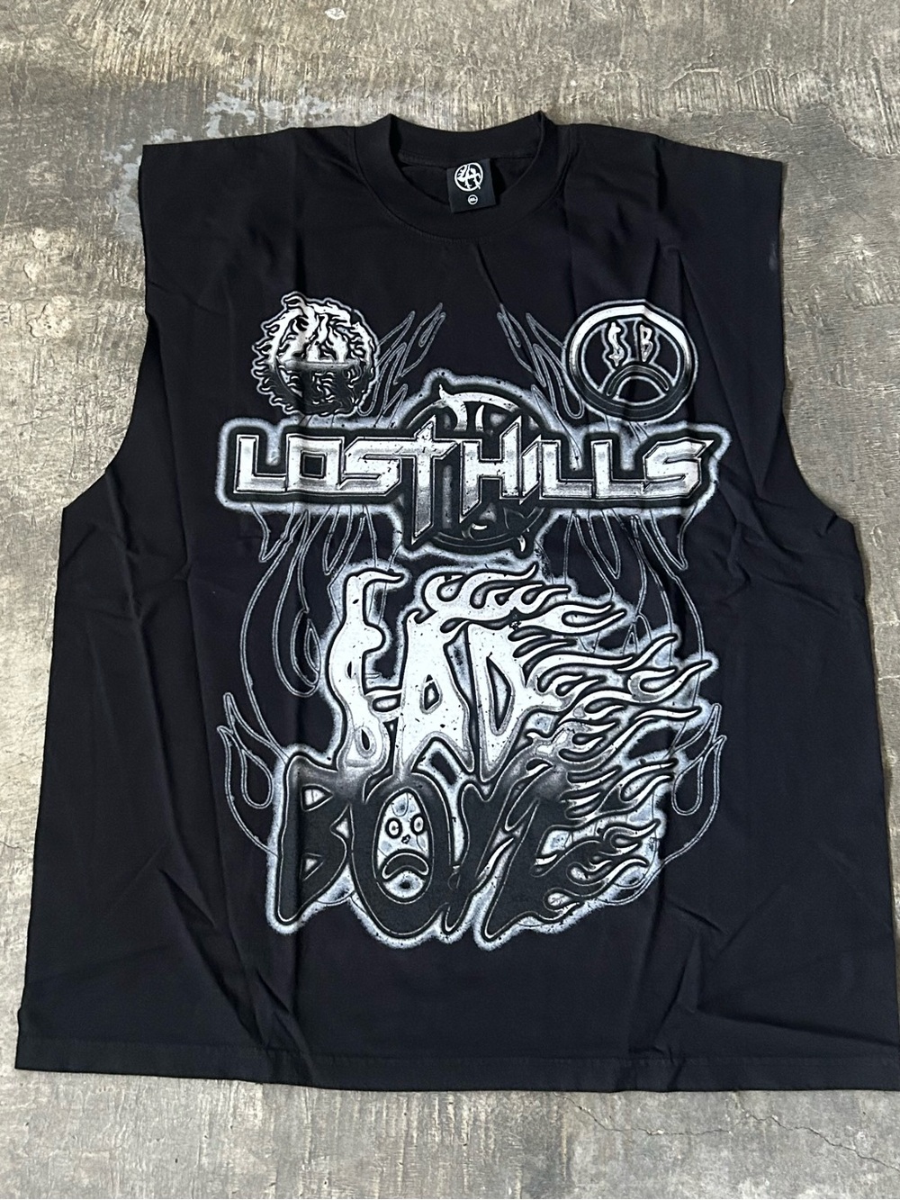 Sadboyz x Lost Hills - Sad in the Hills Cutsleeve Tee